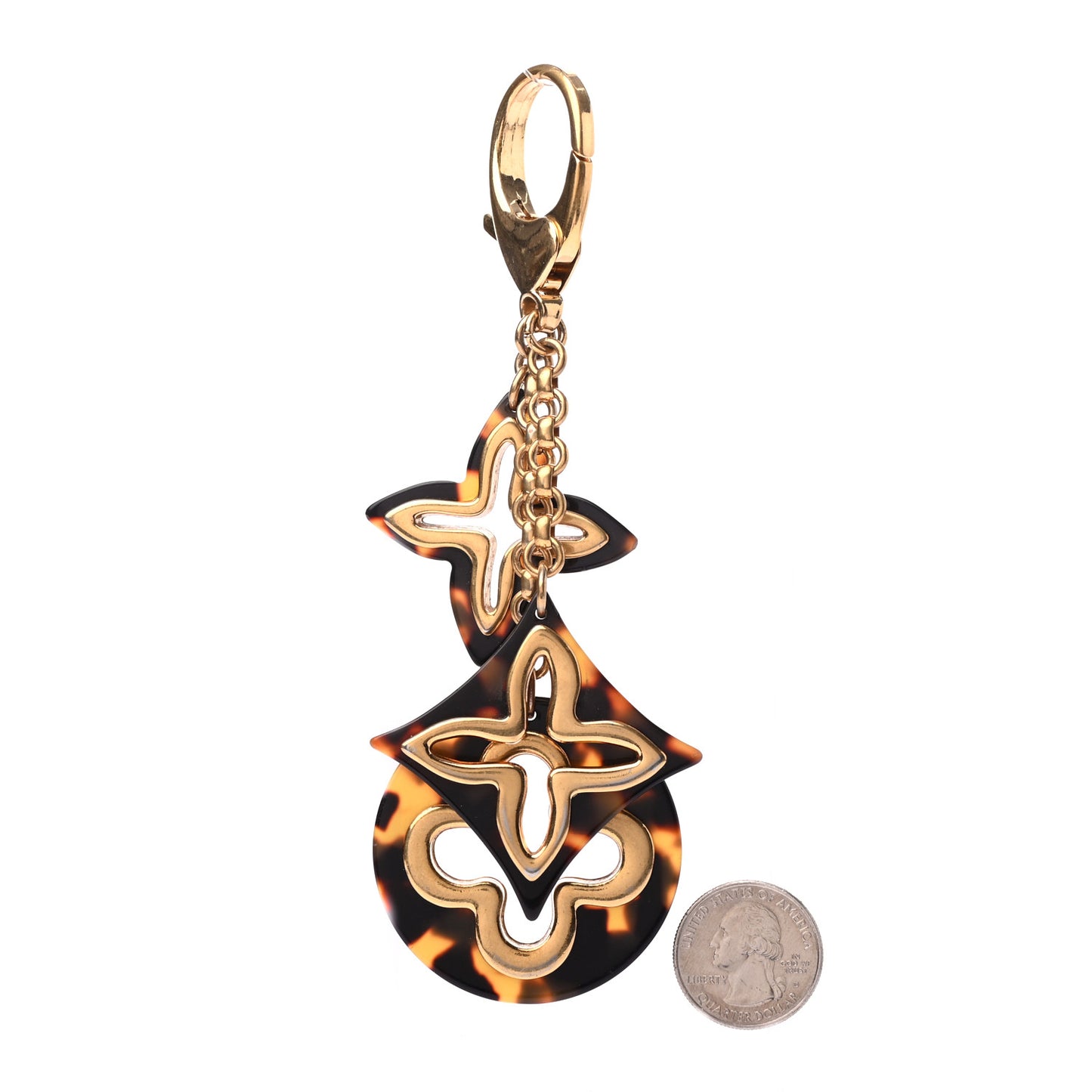 Insolence Bag Charm Ecaille