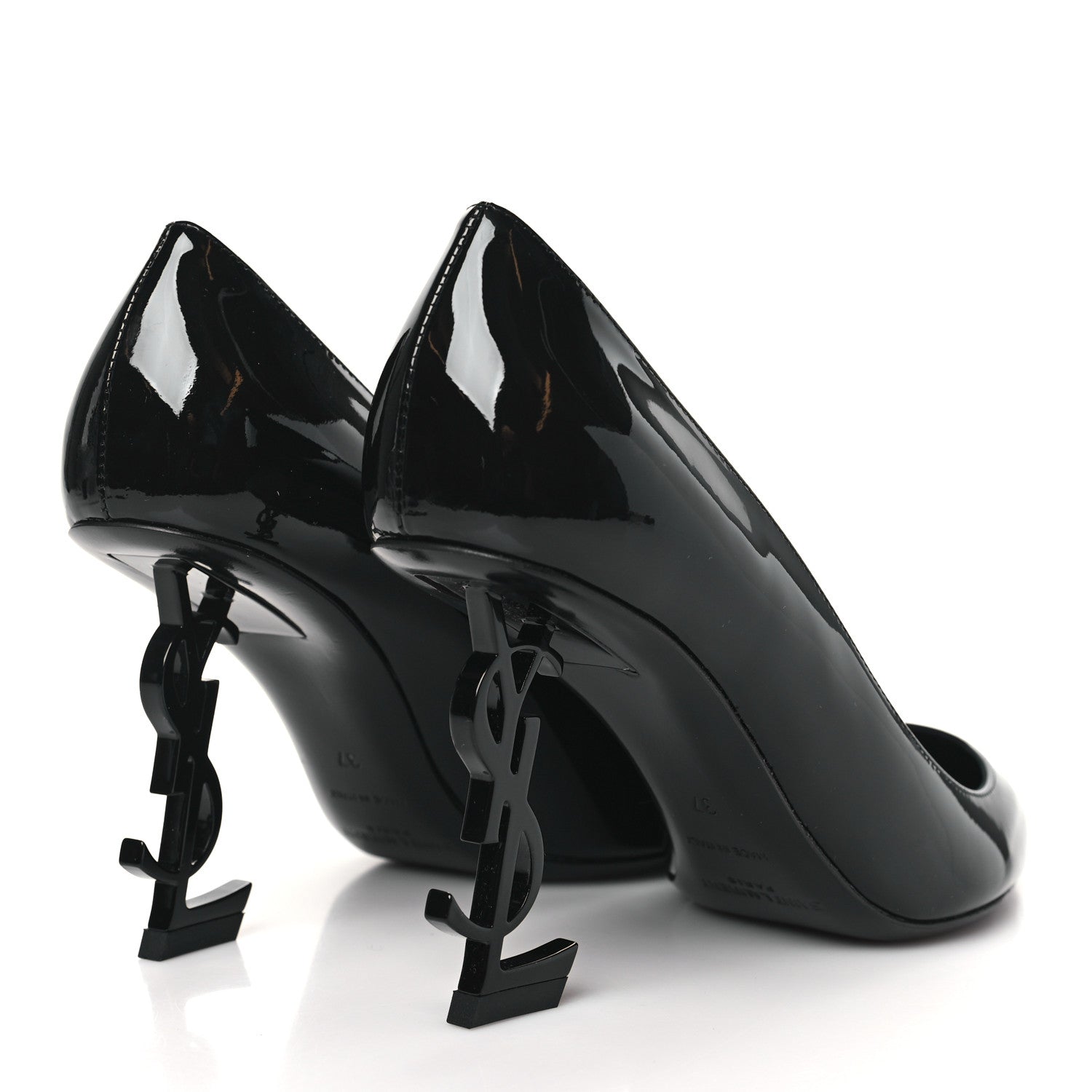 Saint Laurent Patent Opyum 85 Pumps 37 Black 4 of 10