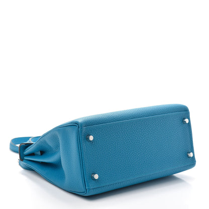 Hermes Togo Kelly Retourne 28 Bleu Zanzibar 4 of 9