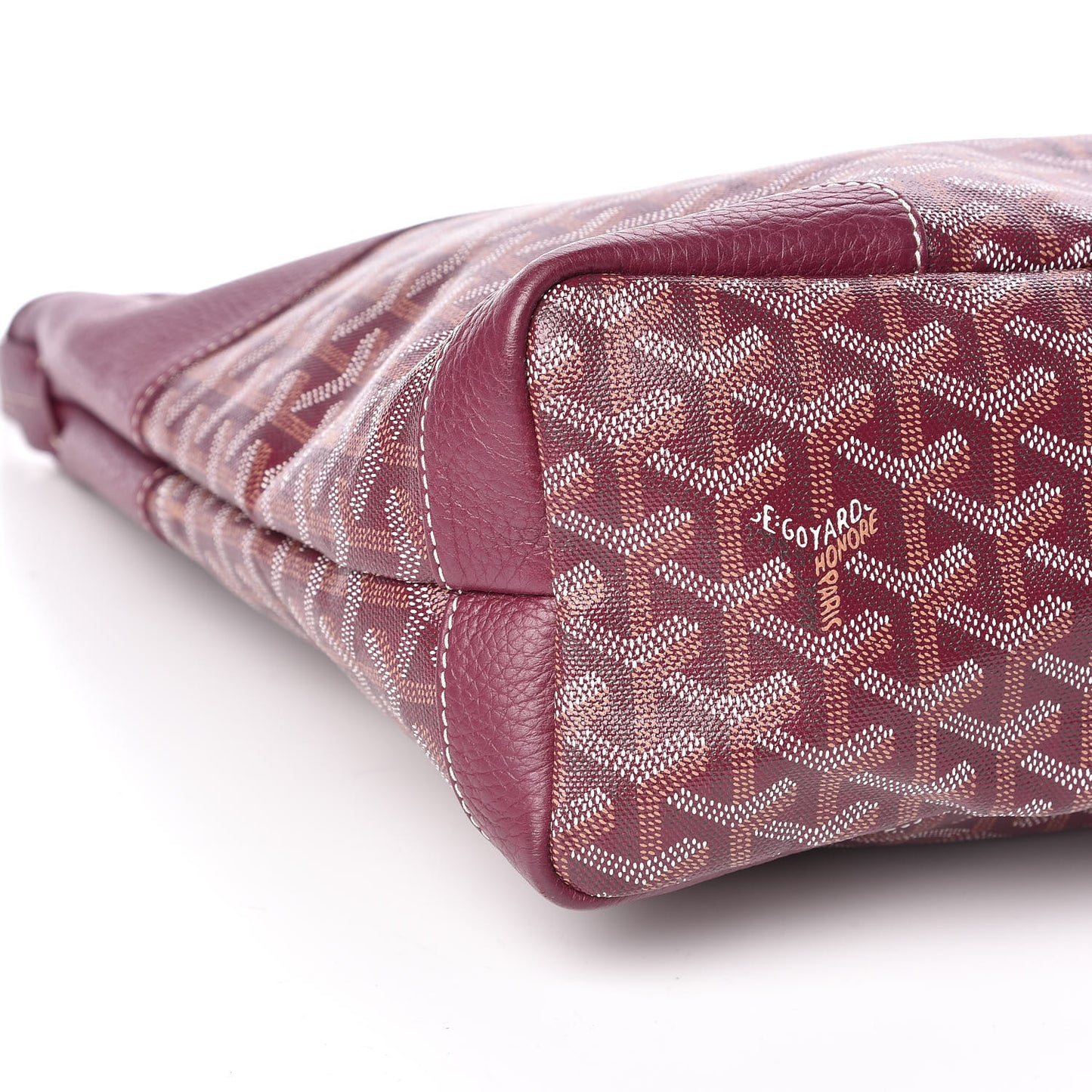 Goyardine Grenadines Hobo Burgundy