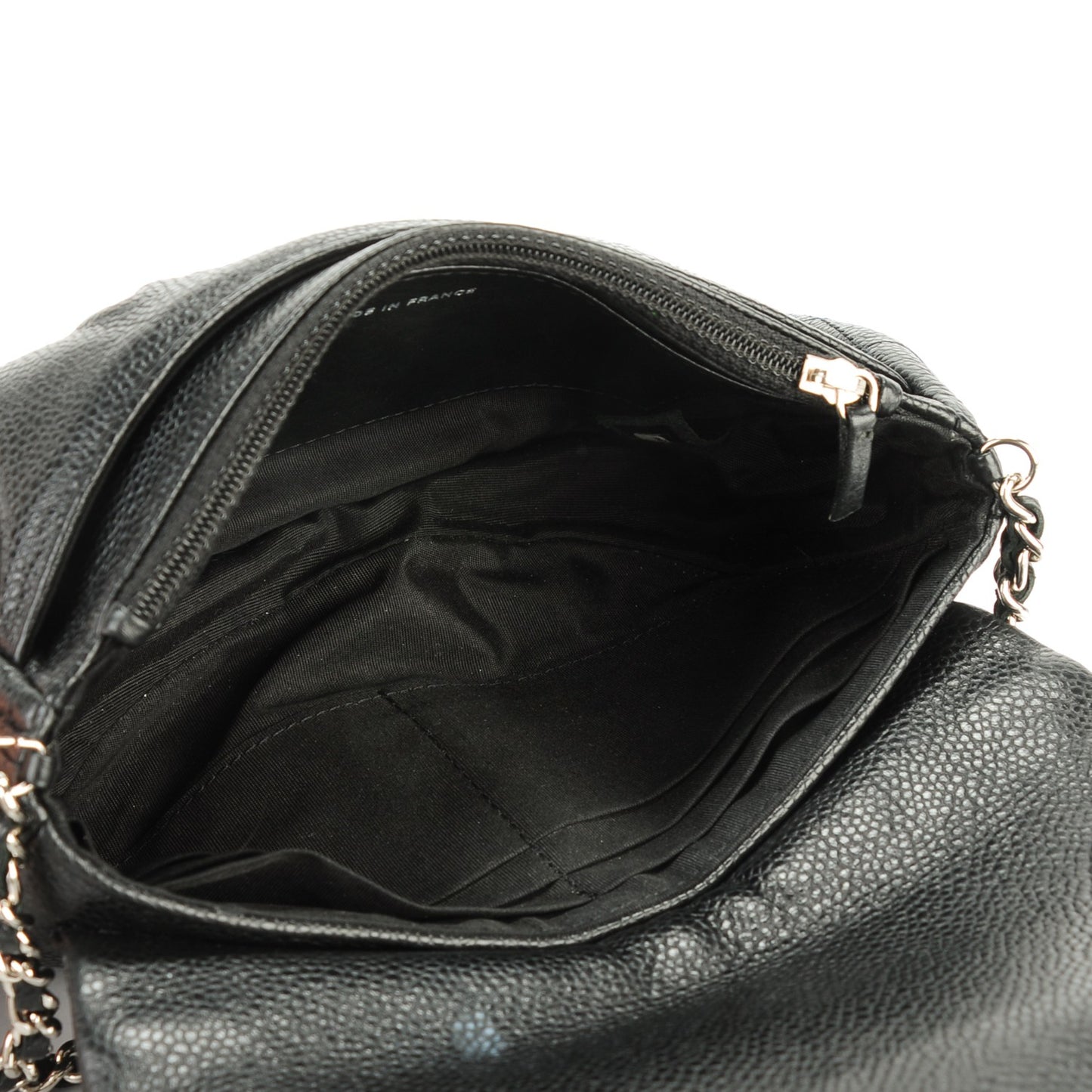 Caviar Half Moon Wallet On Chain WOC Black