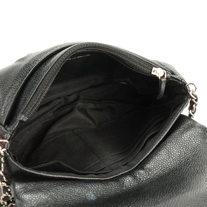 Chanel Caviar Half Moon Wallet On Chain WOC Black 5 of 9