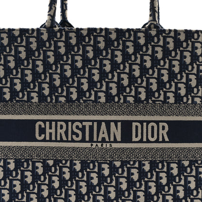 Christian Dior Oblique Large Book Tote Blue Multicolor 8 of 13