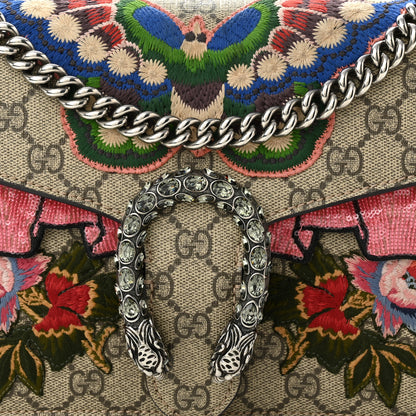 Gucci GG Supreme Monogram Embroidered Small Dionysus Shoulder Bag 9 of 14