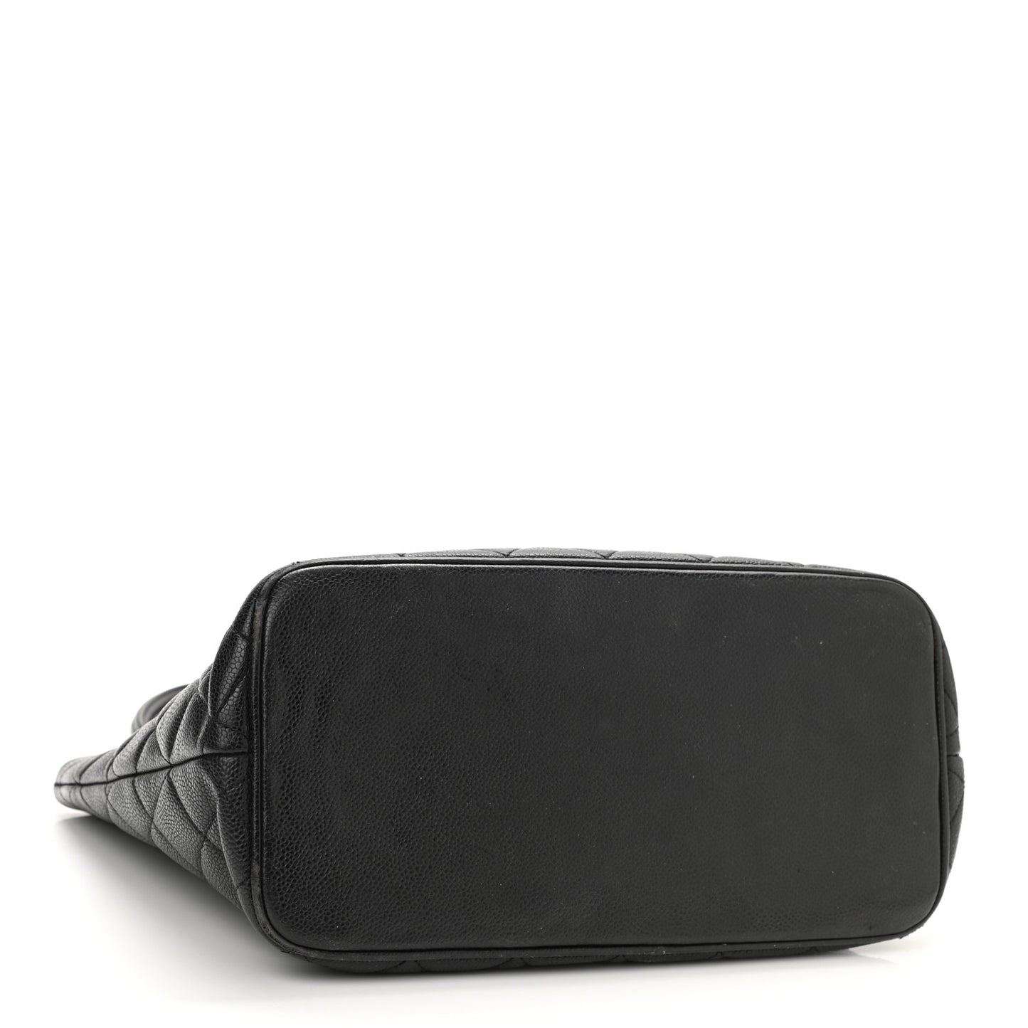 Caviar Quilted Medallion Tote Black