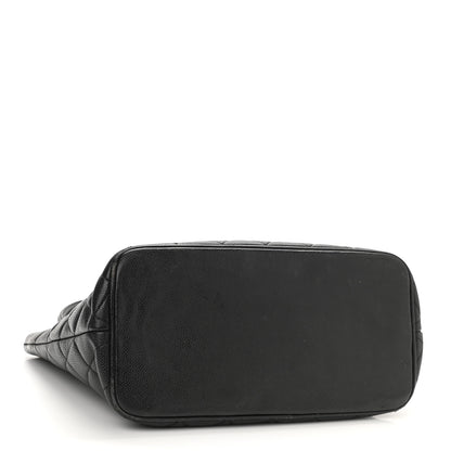 Chanel Caviar Quilted Medallion Tote Black 4 of 16