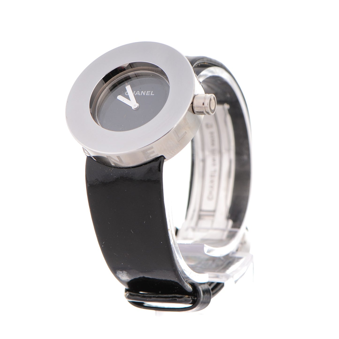 Stainless Steel Patent 29mm La Ronde Quartz Watch Black