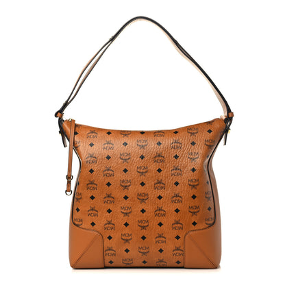 MCM Visetos Large Klara Hobo Cognac 1 of 7