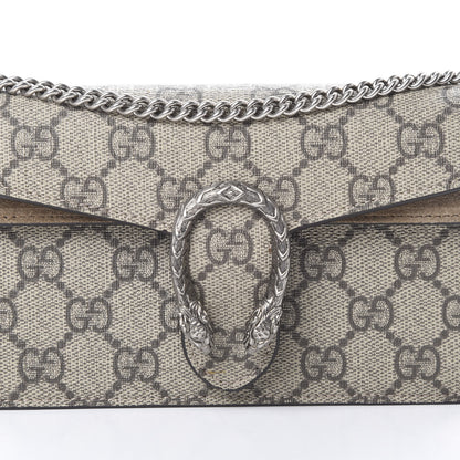 Gucci GG Supreme Monogram Super Mini Dionysus Shoulder Bag Taupe 6 of 11