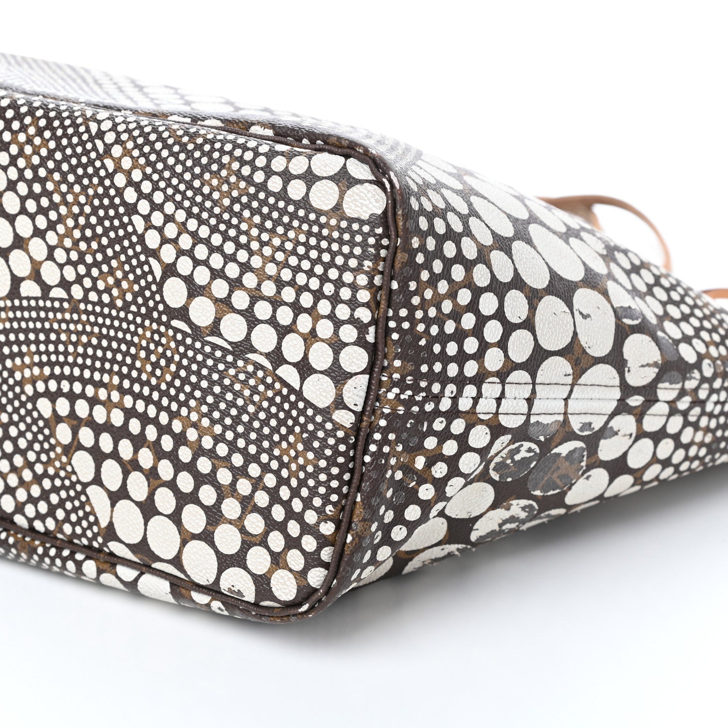 Louis Vuitton Monogram Kusama Waves Neverfull MM White 15 of 15