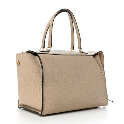 Celine Bullhide Calfskin Small Ring Bag Milky Beige 3 of 8