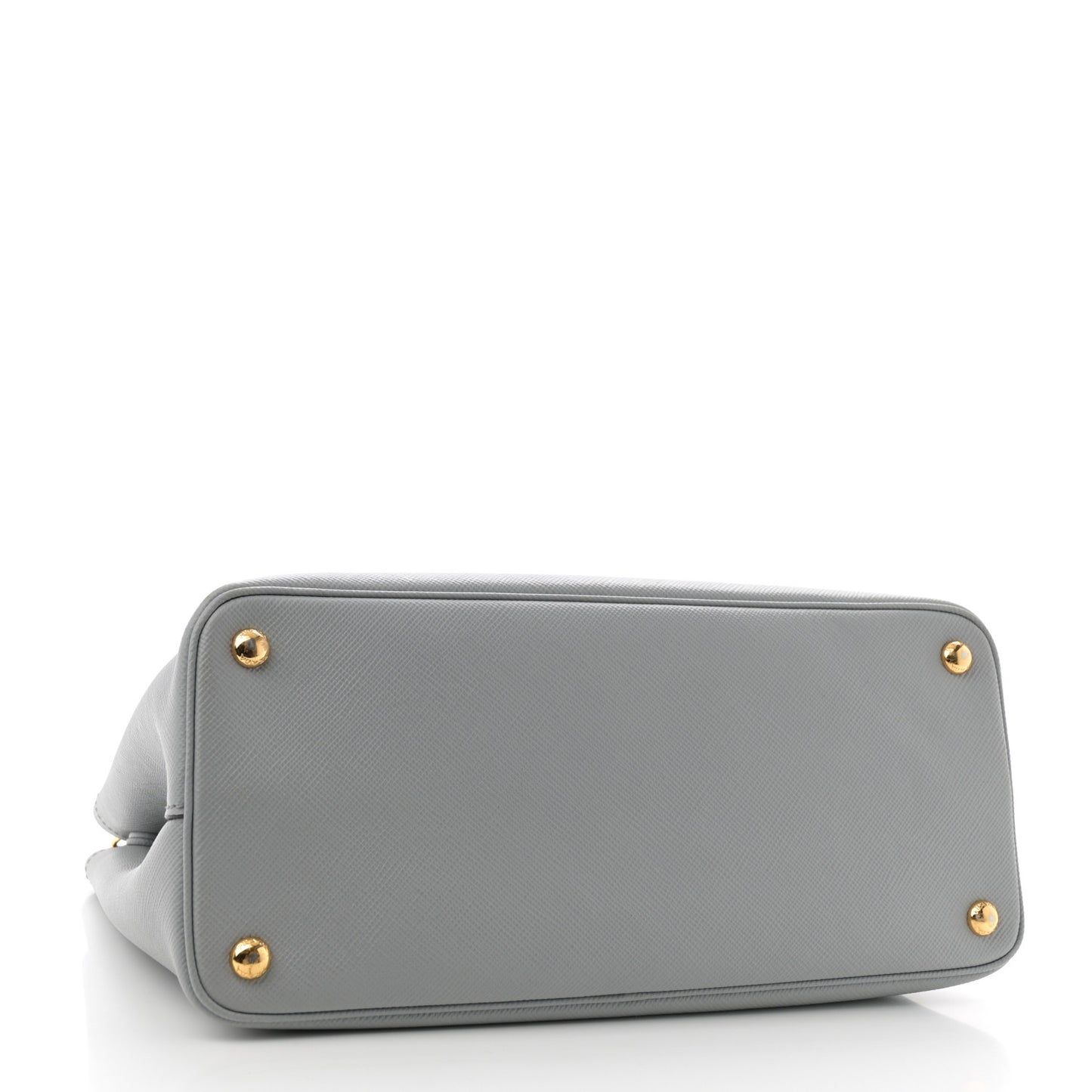 Saffiano Cuir Medium Double Bag Granito Acquamarina