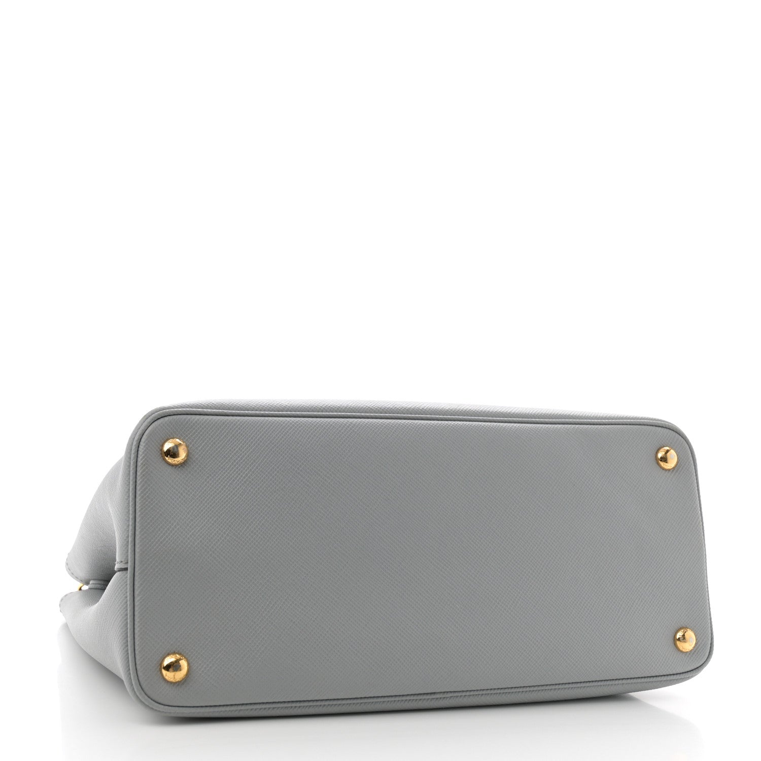 Prada Saffiano Cuir Medium Double Bag Granito Acquamarina 4 of 15