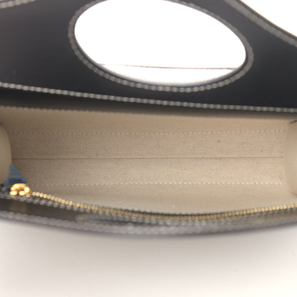 Burberry Smooth Calfskin Canvas Two Tone Mini Pocket Bag Black Tan 5 of 13