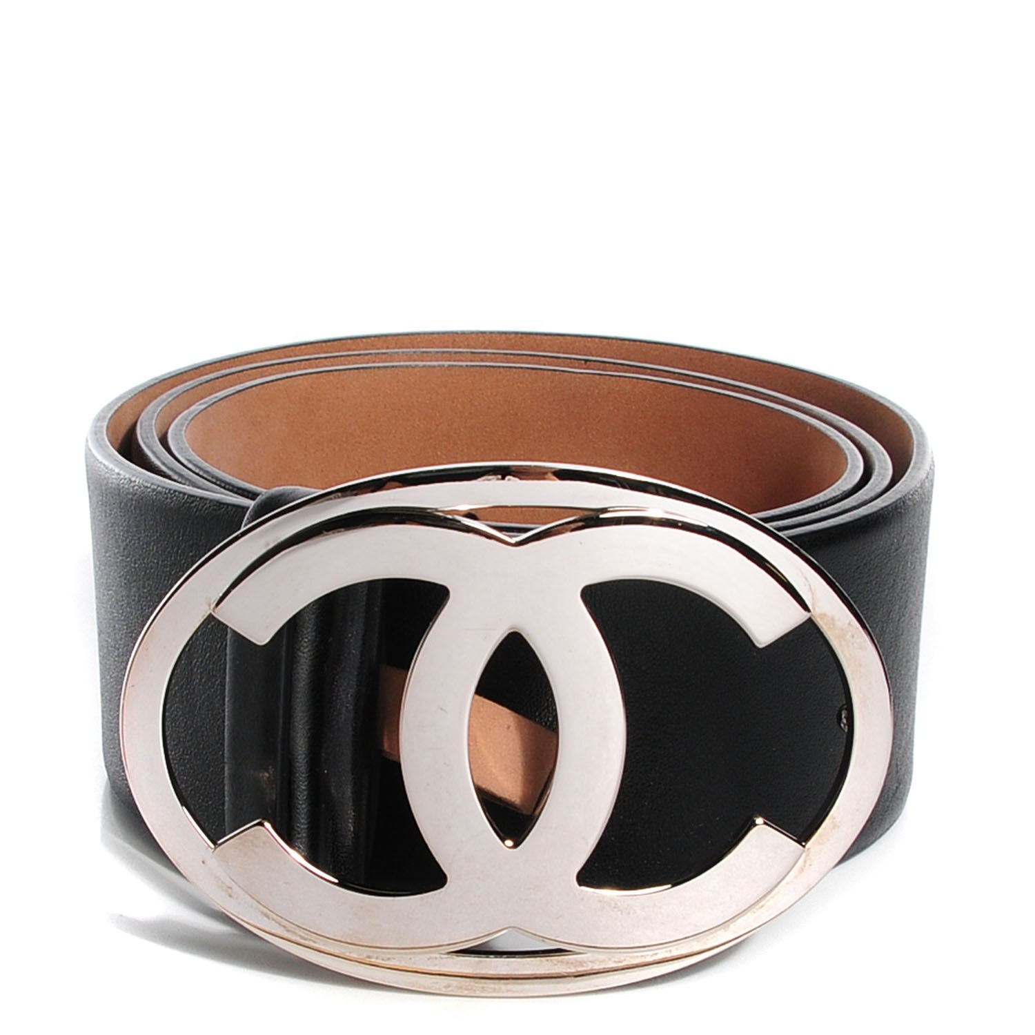 Chanel Calfskin CC Belt 90 36 Black 1 of 7