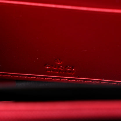 Gucci Guccissima Web Zip Around Wallet Red 6 of 6
