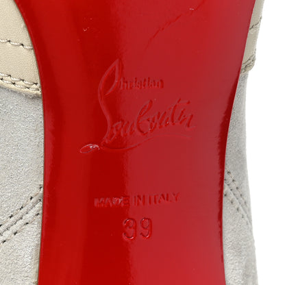 Christian Louboutin Calfskin Santia Botta 85 Tall Boots 39 White Albatre 6 of 9