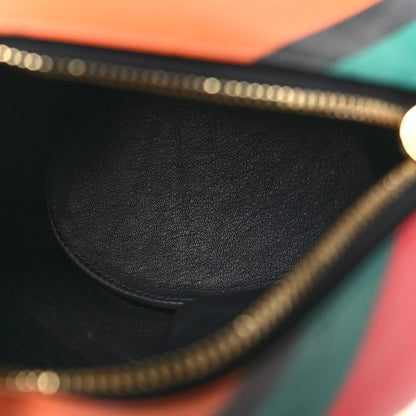 Loewe Calfskin Mini Striped Elephant Crossbody Bag Multicolor 5 of 8