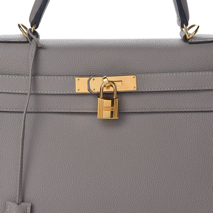 Hermes Togo Kelly Retourne 32 Gris Asphalte 38 of 48