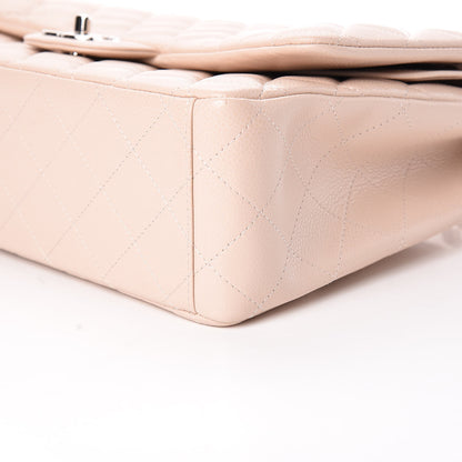 Chanel Caviar Maxi Double Flap Light Pink 9 of 11
