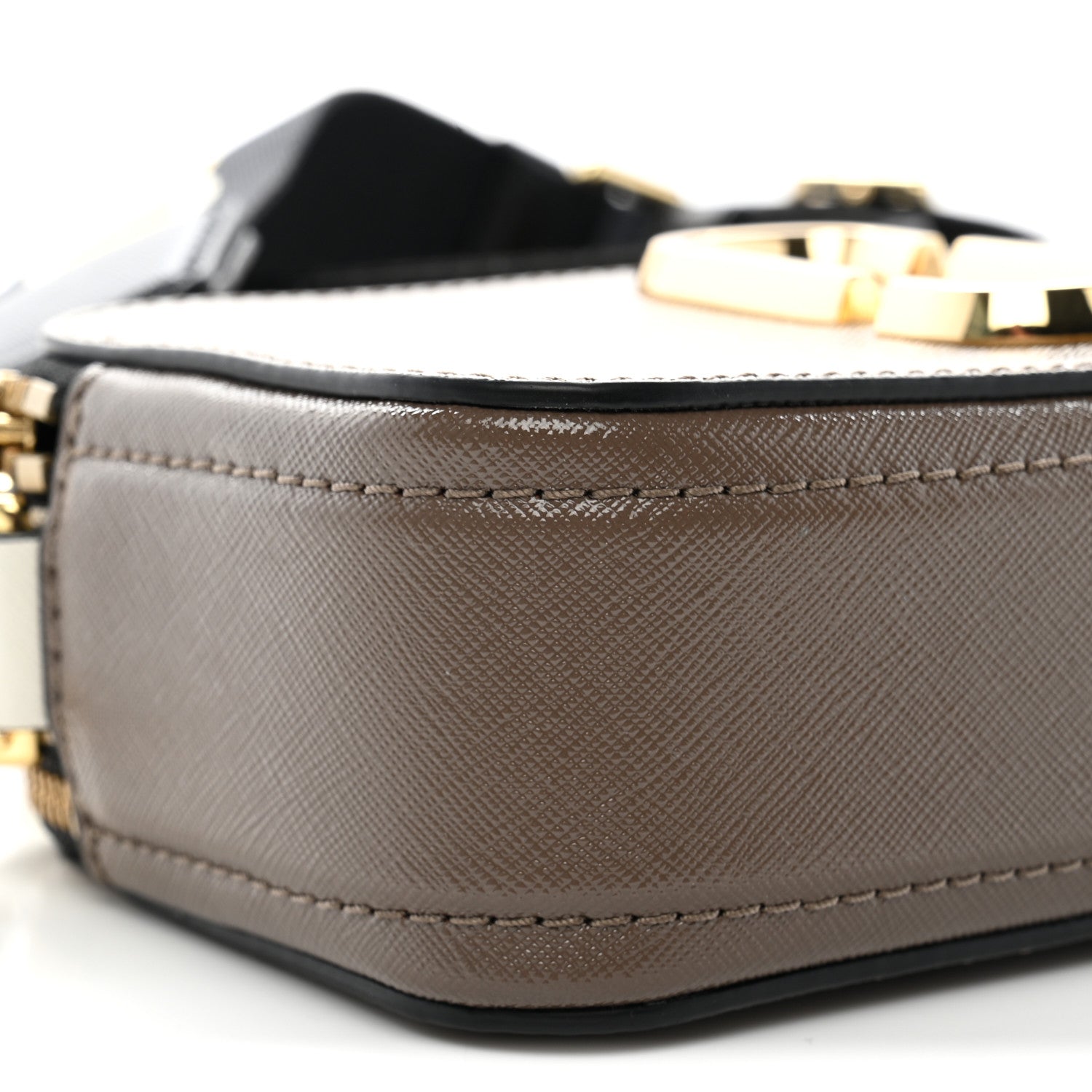 Marc Jacobs Saffiano Small Snapshot Camera Bag French Grey 10 of 11