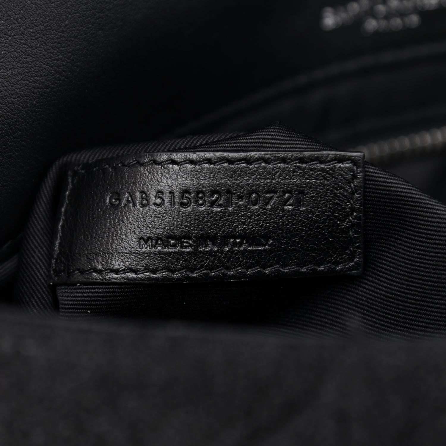 Saint Laurent Wool Monogram Medium Jamie Black 7 of 10