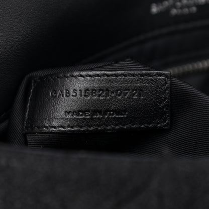 Saint Laurent Wool Monogram Medium Jamie Black 7 of 10
