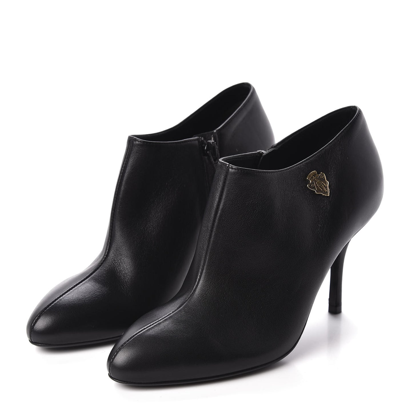 Calfskin Hysteria Ankle Boots 35 Black