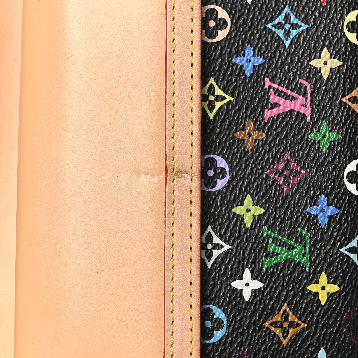 Louis Vuitton Monogram Multicolor Porte Tresor International Wallet Black 8 of 9