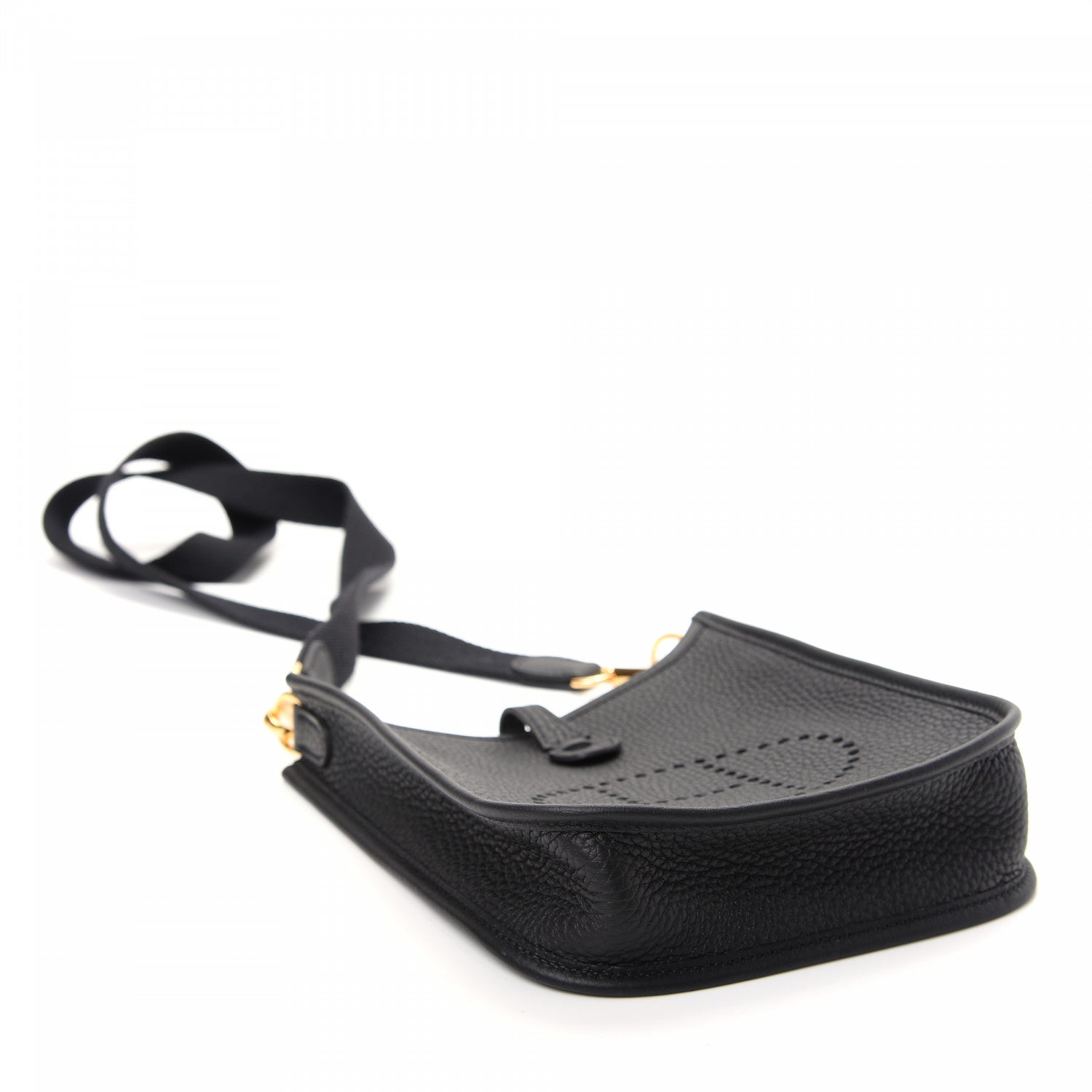 Hermes Taurillon Clemence Evelyne TPM Black 4 of 9