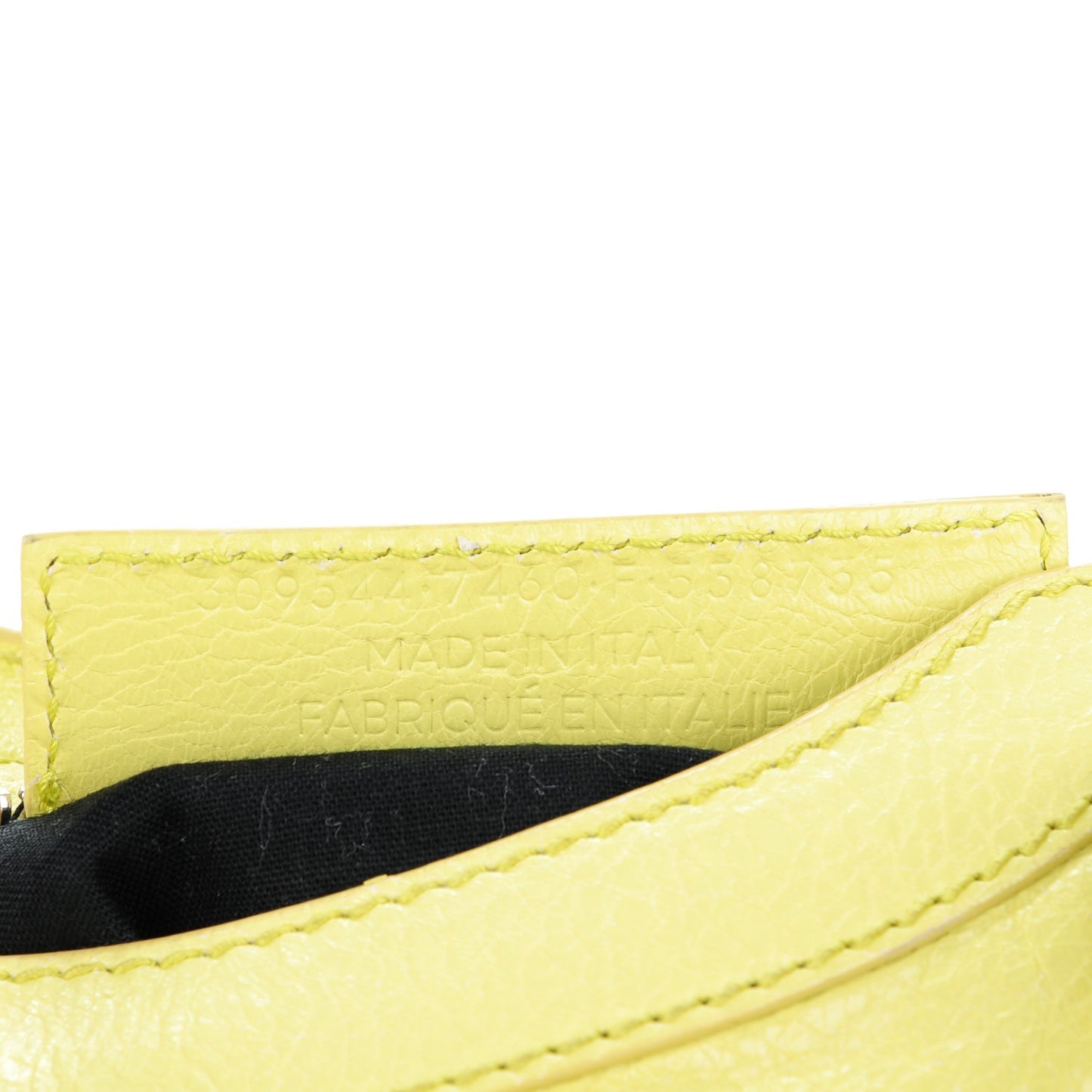 Agneau Giant 12 Silver Hardware Mini City Jaune Citronnade