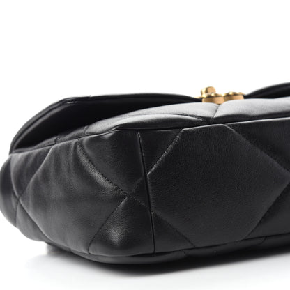 Chanel Lambskin Quilted Medium Chanel 19 Flap Black 6 of 11