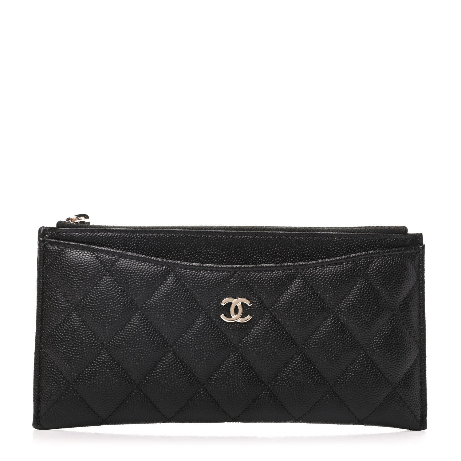 Chanel Caviar Quilted Classic Zip Pouch Black 1 of 7