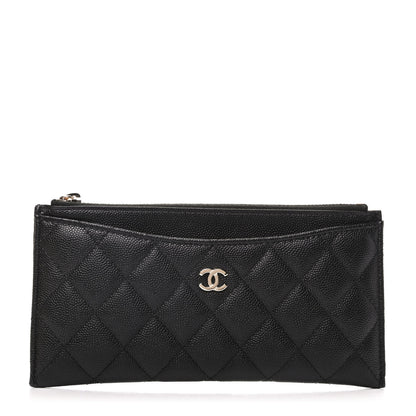 Chanel Caviar Quilted Classic Zip Pouch Black 1 of 7