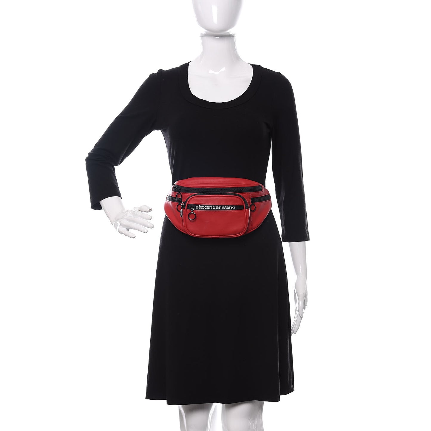 Nappa Attica Belt Bag Red