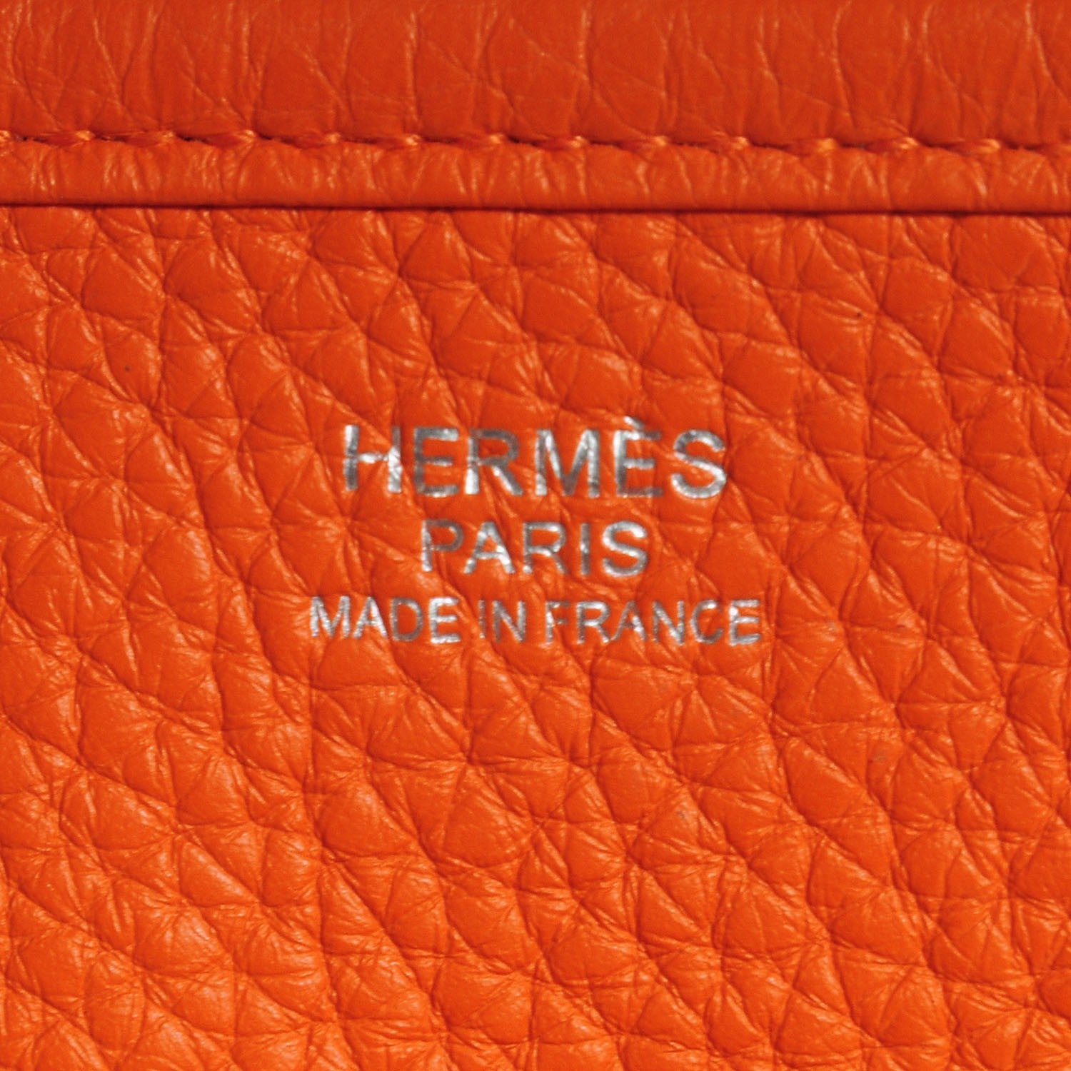 Hermes Taurillon Clemence Evelyne III PM Orange 6 of 16