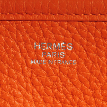 Hermes Taurillon Clemence Evelyne III PM Orange 6 of 16