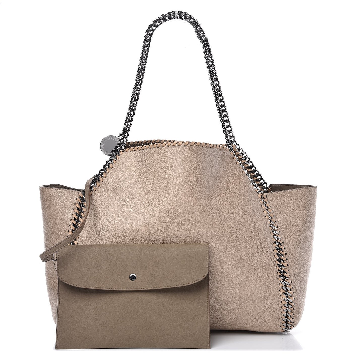 Shaggy Deer Falabella Reversible Tote Clotted Cream
