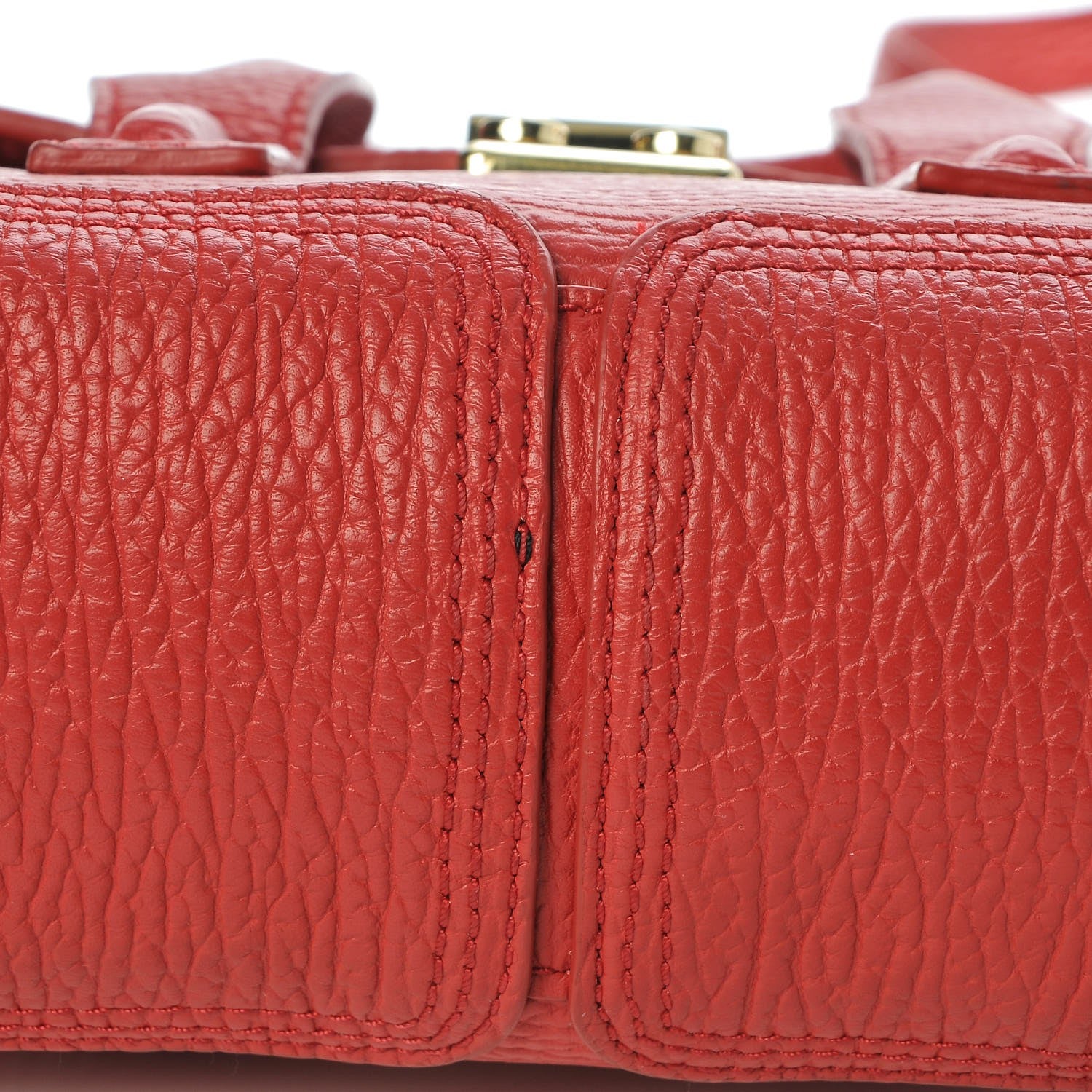 3.1 Phillip Lim 3.1 Textured Calfskin Mini Pashli Satchel Red 10 of 13