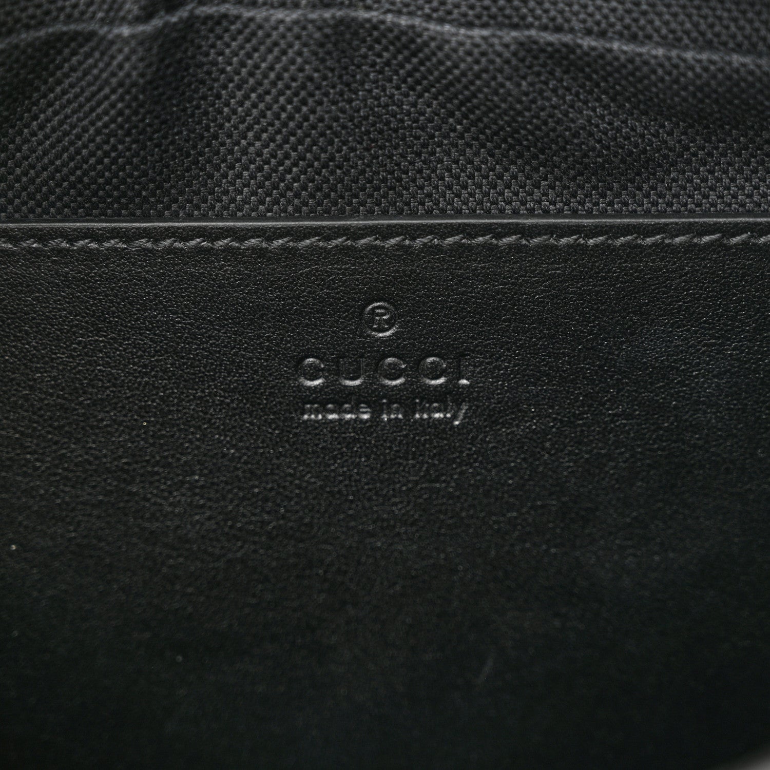 Gucci Calfskin Matelasse Monochrome Small GG Marmont Chain Shoulder Bag Black 6 of 11