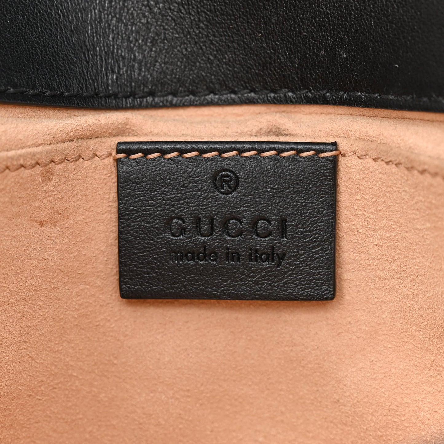 Calfskin Matelasse Small GG Marmont Shoulder Bag Black