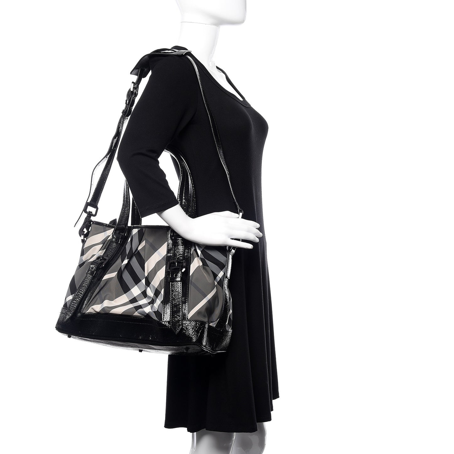 Nylon Beat Check Lowry Black