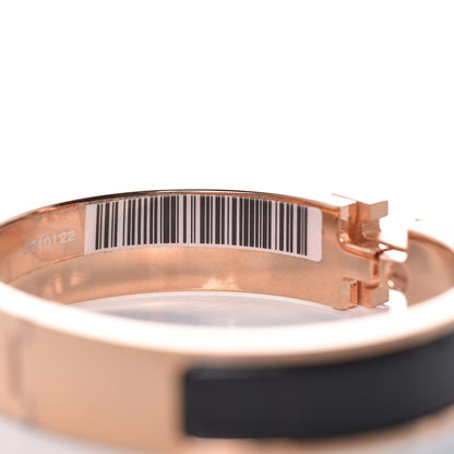 Hermes Enamel Narrow Clic Clac H Bracelet PM Black 5 of 7