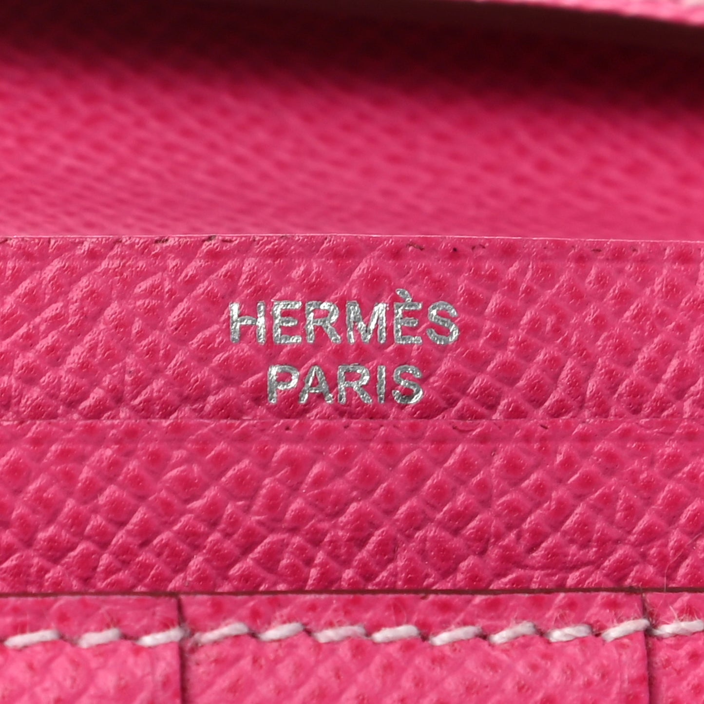 Epsom Bi-Color Tri-Fold Bearn Wallet Tosca Rose Tyrien