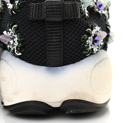 Christian Dior Technical Canvas Embellished Dior Fusion Sneakers 38.5 Black 9 of 10