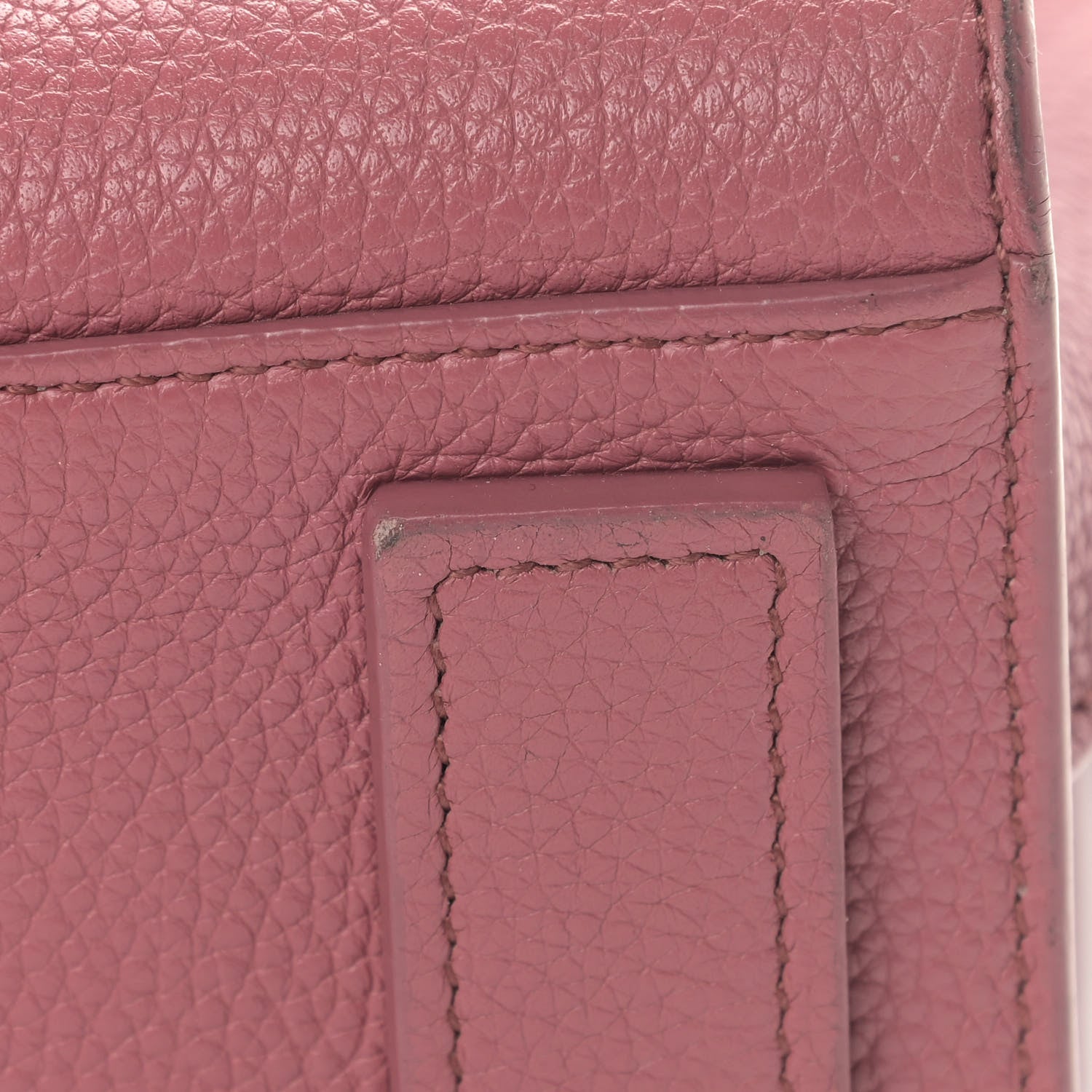 Saint Laurent Grained Calfskin Nano Supple Sac De Jour Dark Rose 6 of 10