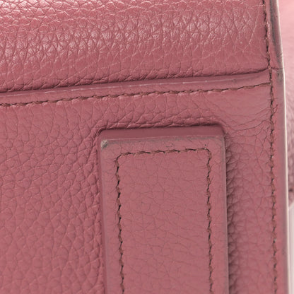 Saint Laurent Grained Calfskin Nano Supple Sac De Jour Dark Rose 6 of 10
