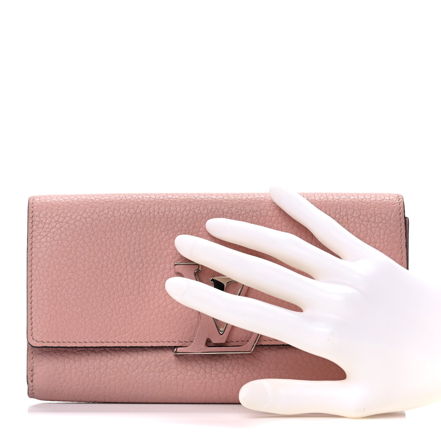 Taurillon Capucines Wallet Magnolia