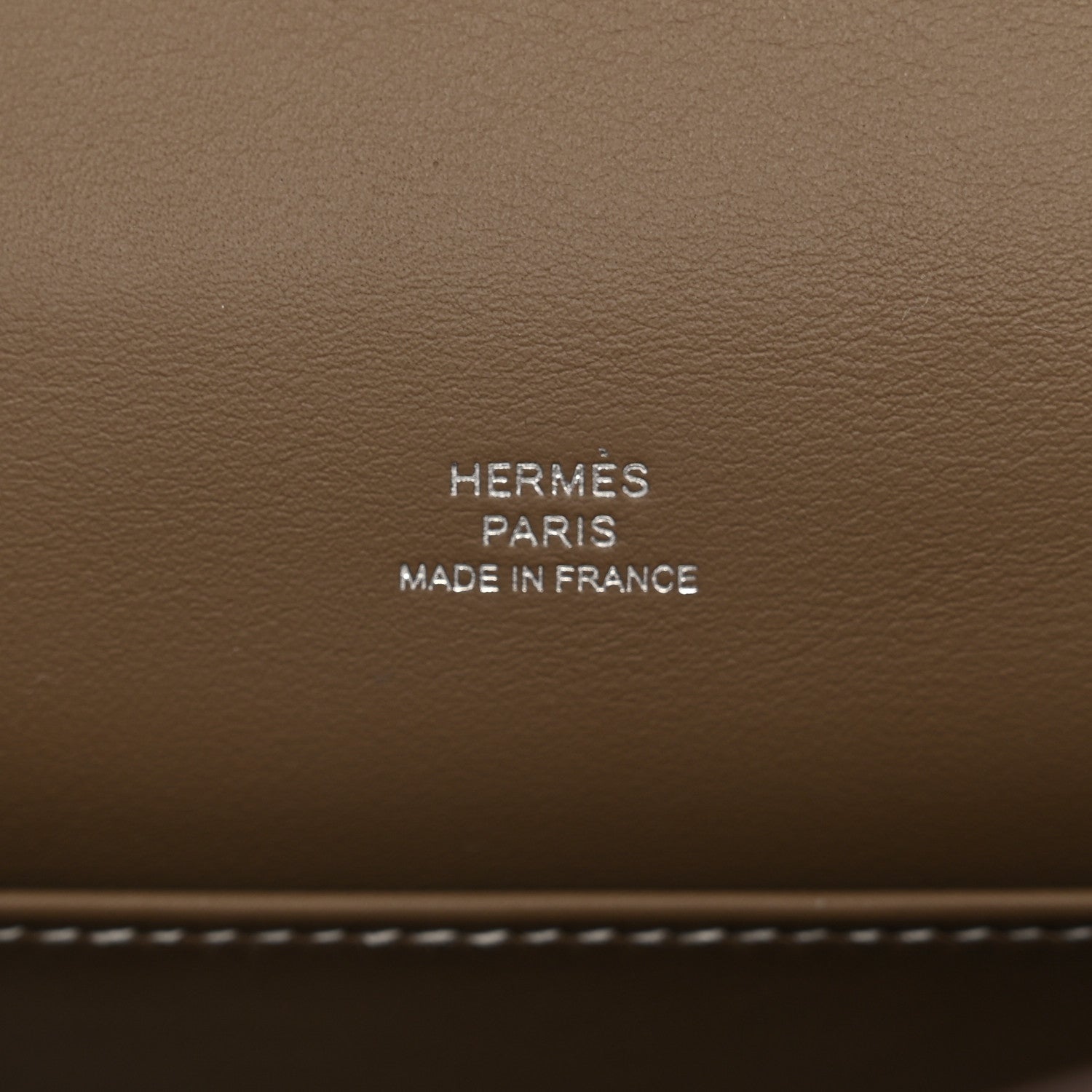 Hermes Swift Kelly Pochette Clutch Etoupe 8 of 10