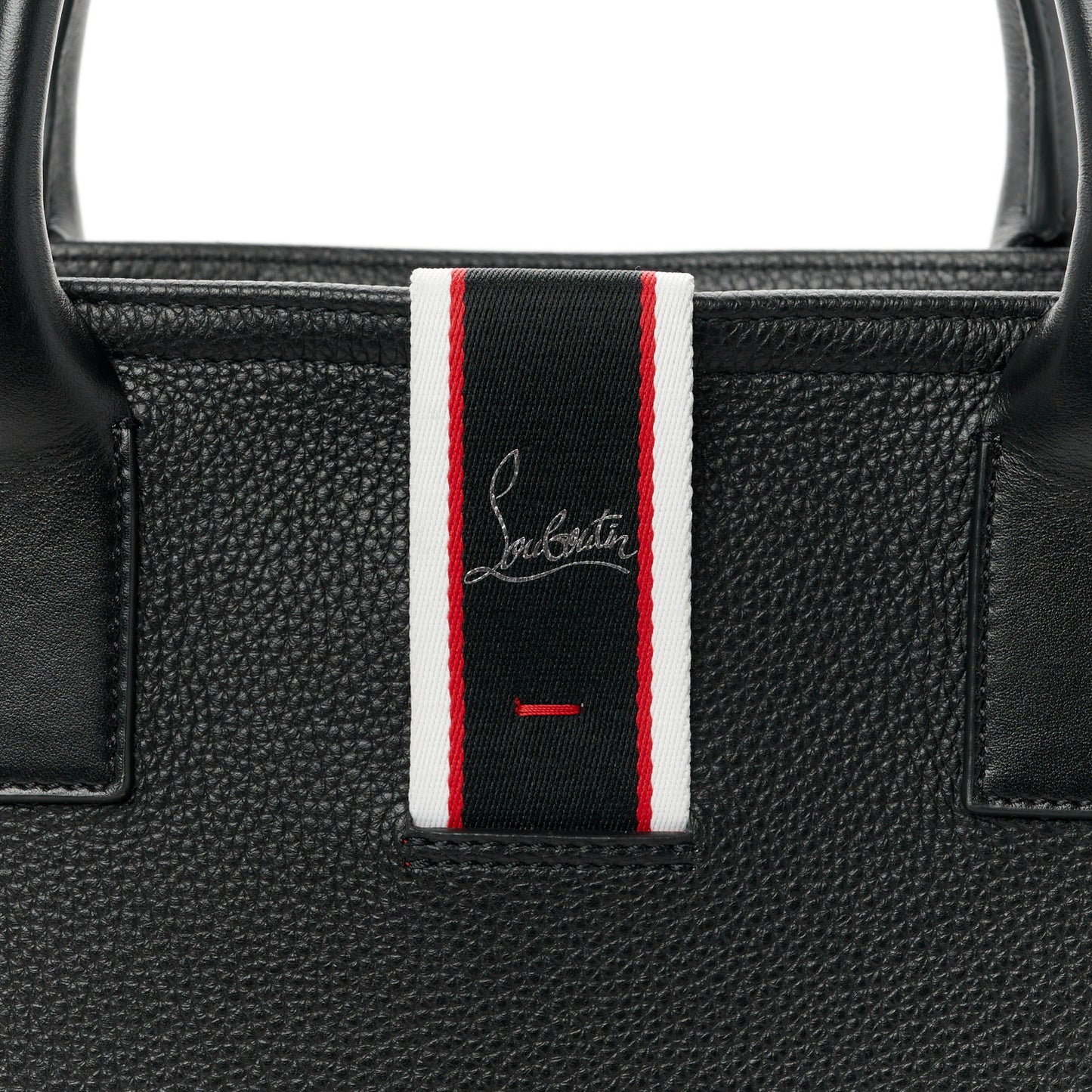 Grained Calfskin Nastroloubi Tote Black